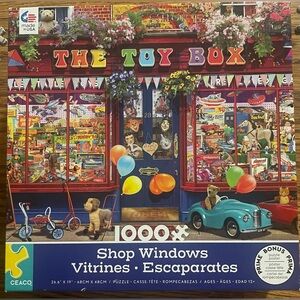 Ceaco “Shop Windows”  Featuring The Toy Box Store - 1000 Piece